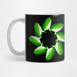 Green mandala Mug